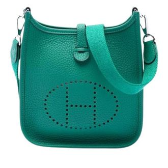 Herm&egrave;s Pre-owned Evelyne I TPM - Dames - Pre-owned - Groen - Maat: ONE Size Leer