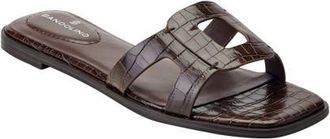 Bandolino Vienma Slide Sandal in Dark Brown at Nordstrom, Size 7.5