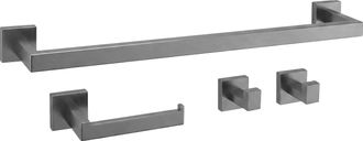 Rea Juego De Perchas Para Ba&ntilde;o Rea Rio Titanium
