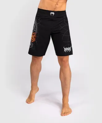 OEM Pantalones Cortos De Mma Venum Gladiator 5.0, Negros Y Plateados, Talla L
