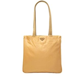 Prada Pre-owned Vintage Nylon Tote - Pre-owned - Mujer - Beige - ONE SIZE