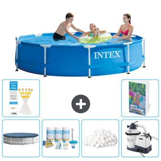 Intex Piscina Con Estructura Redonda - 305x76 Cm - 7-piezas S15