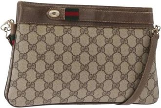 Gucci Pre-owned Cross Body Bags, female, Beige, Size: ONE SIZE Pre-owned Cross Body Bag