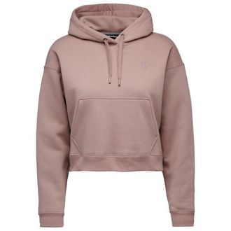 Black Diamond Crop Pullover Hoody Hoodie f&uuml;r Damen | braun