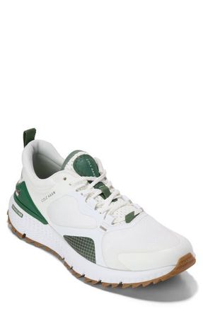 Cole Haan ZeroGrand Overtake II Waterproof Golf Shoe in Optic White /Myrtle /Gum at Nordstrom, Size 8.5