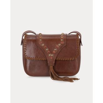 Fortela Kate Leather Handbag With Corals in Brown at Nordstrom