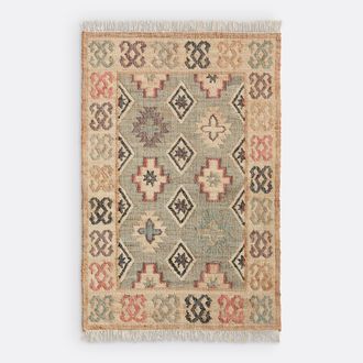 La Redoute Interieurs Kilim tapijt in jute en katoen met used effect, Kaliny