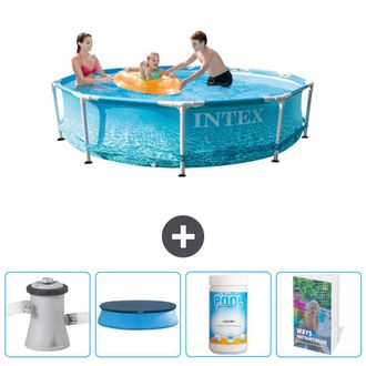 Intex Piscina Con Estructura Redonda - 305x76 Cm - 7-piezas Scb100