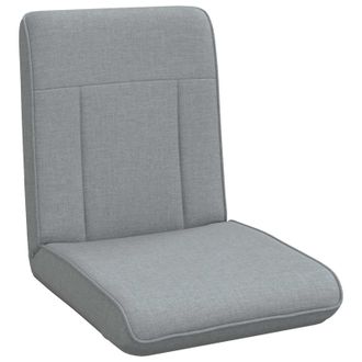 vidaXL Sill&oacute;n Ajustable Gris Claro Tela Vidaxl