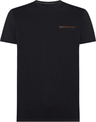 Roberto Ricci Design T-Shirts, male, Black, Size: 3XL Pocket Oxford Shirt