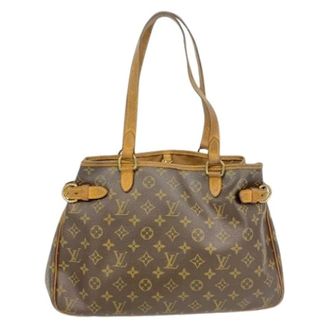 Louis Vuitton Pre-owned Tote Bags, female, Brown, Size: ONE SIZE Pre-owned Batignolles Horizontal Tote
