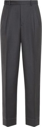 Brioni Capri Broek - Heren - Nette broeken - Grijs - XL - Wol - Broeken