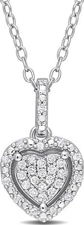 Rina Limor Silver 0.15 Ct. Tw. Diamond Pendant