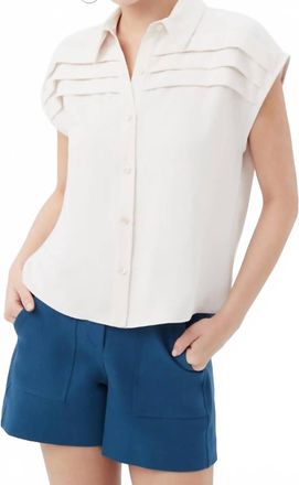 Trina Turk Cheri Top In Off White