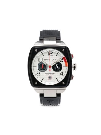 Briston Orologio Streamliner Urban cronografo 42mm - Bianco