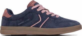 Refresh Womens Casual Suede Sneakers In Navy