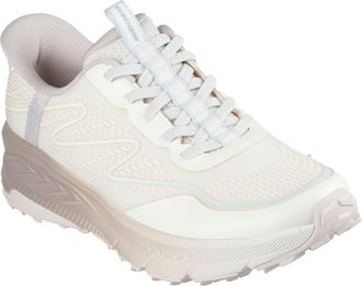 Skechers Womens Switch Back Mist Sneaker, Natural Textile/Synthetic/Trim, 6.5 UK
