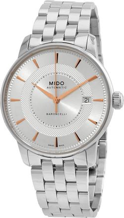 Mido Baroncelli Automatic Silver Dial Mens Watch M0374071103101