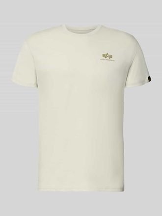 Alpha Industries Alpha Industries T-Shirt aus Baumwolle in Beige, Gr&ouml;&szlig;e XXXL