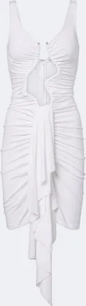 CHRISTOPHER ESBER Salacia ruched jersey minidress