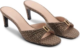 Mango Slide Sandal in Brown at Nordstrom, Size 6.5Us