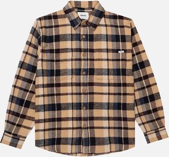 Parlez Clothing Mens Parlez Blue Check Rivington Shirt - Size: 38/Regular