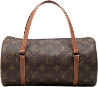 Louis Vuitton Pre-owned Papillon 26 - Dames - Vintage Handtas - Bruin - ONE Size - Leer - Vintage