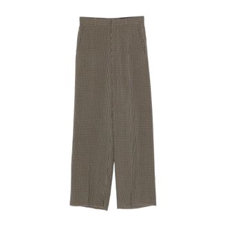 Balenciaga Large Tailored Trousers - female - Balenciaga - Wide Trousers - Green - 2XS - Trousers
