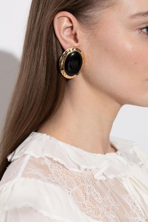 Self Portrait Vintage Style Earrings, Womens, Black