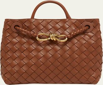Bottega Veneta Andiamo Small Leather Top-Handle Bag