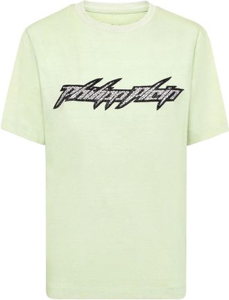 Philipp Plein jersey T-shirt - women - Elastane/Cotton - S - Green