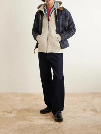 Polo Ralph Lauren Logo-Embroidered Cotton-Jersey Zip-Up Hoodie