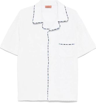 Missoni Camicia con motivo a zigzag - Bianco