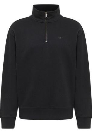 Mustang Sweatshirt MUSTANG Herren Style Franklin, Herren, Gr. 3XL, schwarz, 80% Baumwolle, 20% Polyester, regular fit, Sweatshirts Sweatshirt