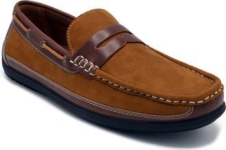 Aston Marc Two-Tone Penny Loafer in Tan at Nordstrom Rack, Size 8.5