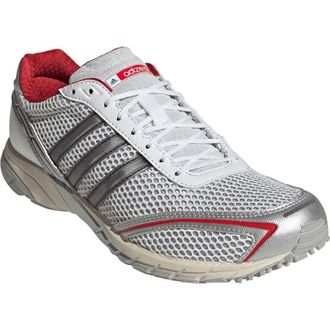 adidas Adizero Adios OG Sneaker in Silver/Core Black/Scarlet at Nordstrom, Size 11.5