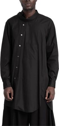 Comme Des Gar&ccedil;ons Heren, Overhemden, Zwart, Maat: S Katoen