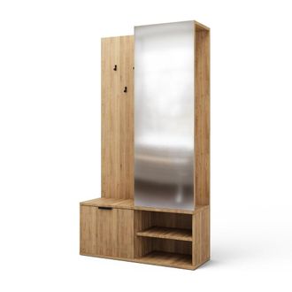 Petits Meubles Mueble de recibidor de 1 puerta bois paneles laminados madera