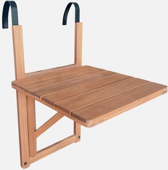 Sweeek Tavolino in legno pieghevole quadrato, 40x40cm