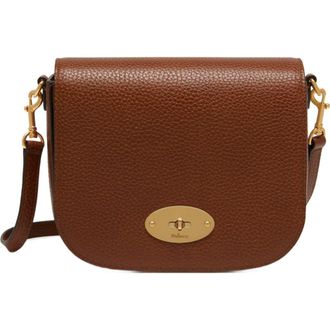 Mulberry Small Darley Leather Crossbody Bag in Oak at Nordstrom