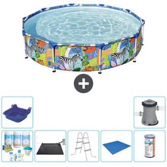 Bestway Piscina Bestway Steel Pro Redonda - Selva - 305x66 Cm - 7-piezas S22123