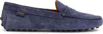 Tod's Gommino Suede Loafers - Navy - 40 (IT41 / UK7)