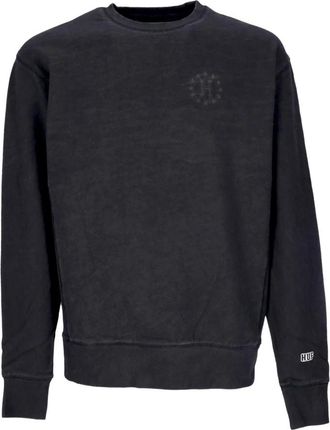 HUF Galaxies Faded Crewneck Sweatshirt Gun Metal - Heren - Sweatshirts - Blauw - L - Katoen - Hoodies & sweatvesten