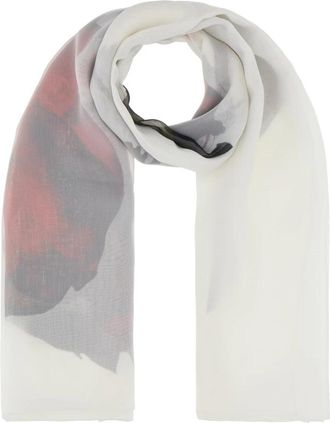 Alexander McQueen Silky Scarves - Dames - Zijden sjaals - Veelkleurig - ONE Size - Accessoires