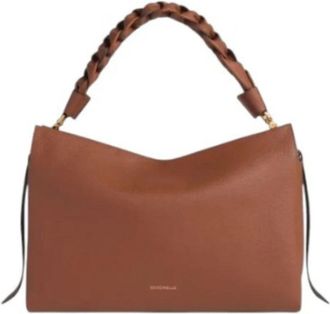 Coccinelle Borsa a spalla in pelle color cognac - - Bags - Donna - Marrone - ONE SIZE