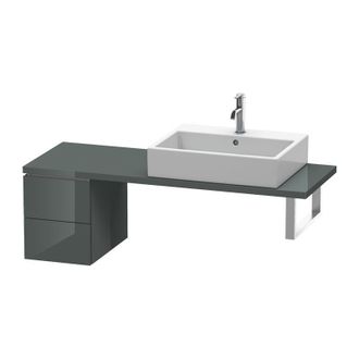 Duravit Consola Baja L-cube 320x477x400mm Gris Doloaveci Brillante