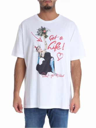 Vivienne Westwood Get a Life white t-shirt