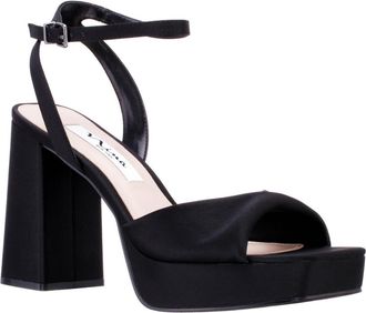 Nina Stacie Sandal in Black at Nordstrom, Size 9.5