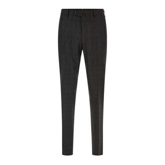 Pantaloni Torino Rechte broek - Heren - Broeken - Grijs - Maat: L Leer