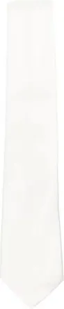 Canali Accessoires, Heren, Wit, ONE Size, Satijn, Zijden Das